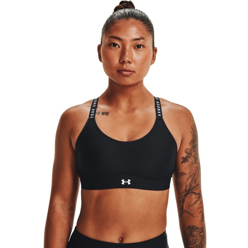 Top de Treino Feminino Under Armour Infinity Covered Laranja