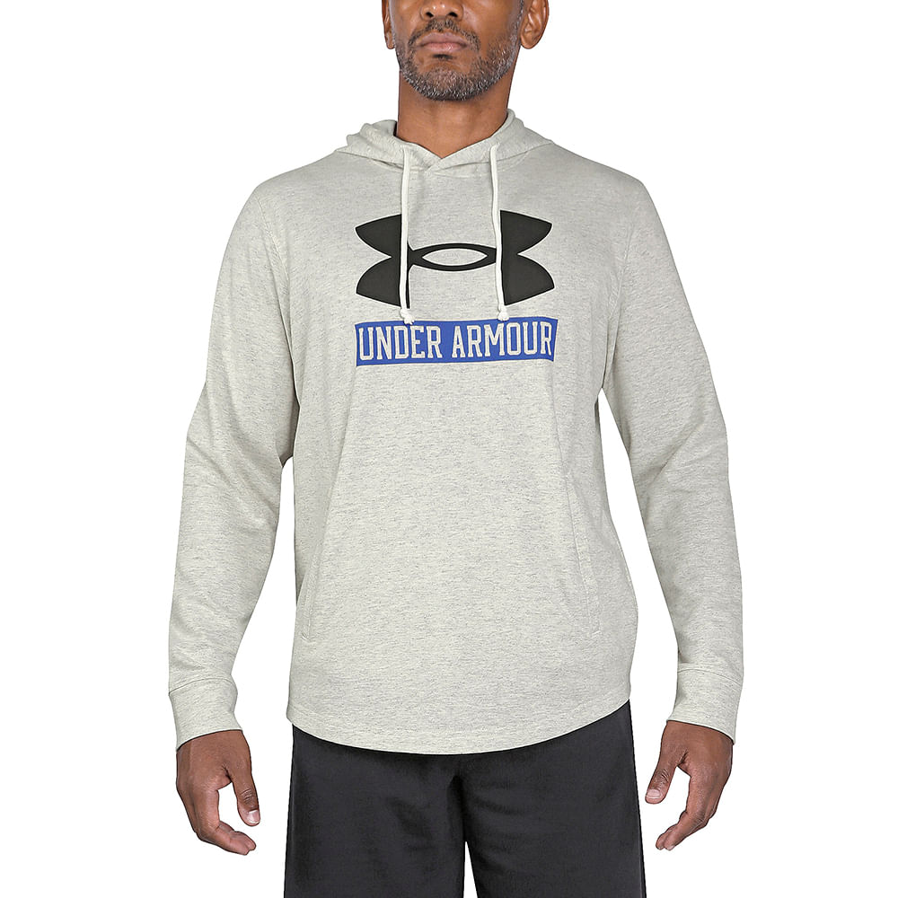 Moletom de Treino Masculino Under Armour Rival Terry Logo Hoodie