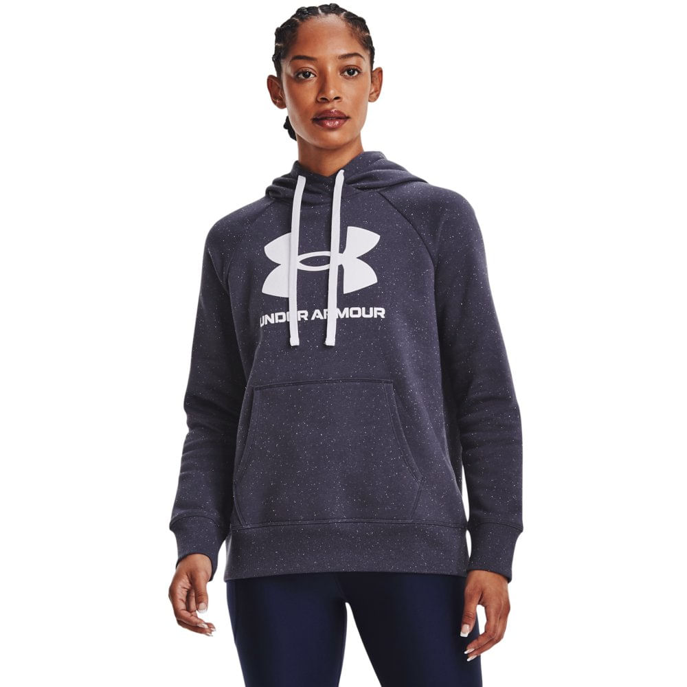 Moletom de Treino Feminino Under Armour Rival Fleece Logo Hoodie