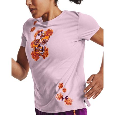 Camiseta de Treino Under Armour Tech SSC Solid BRZ Azul Feminina