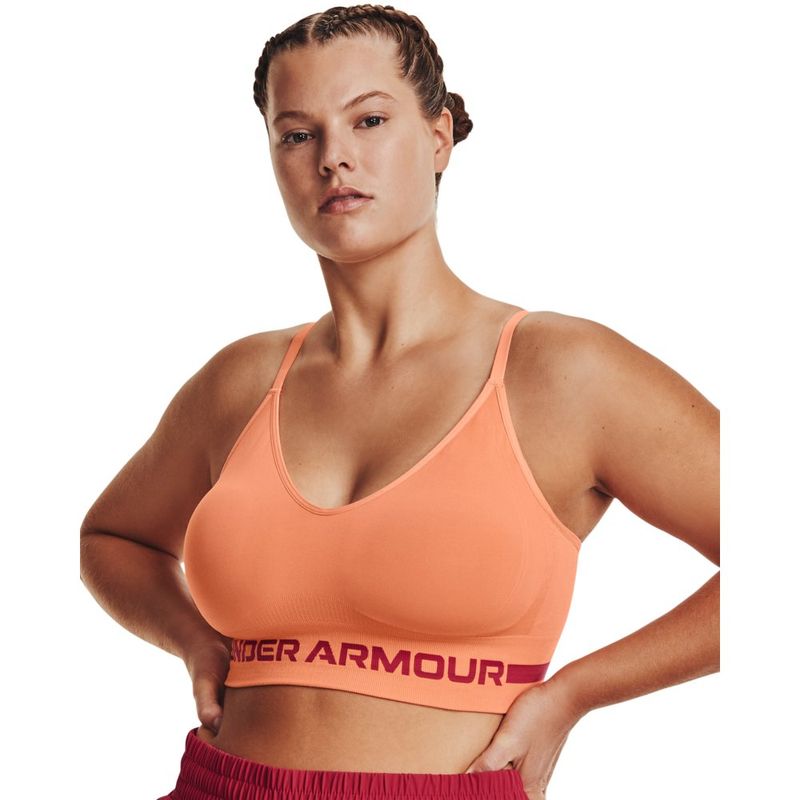 Soutien de Mulher para Fitness SUPERDRY Core Seamless Mid Laranja (XL)