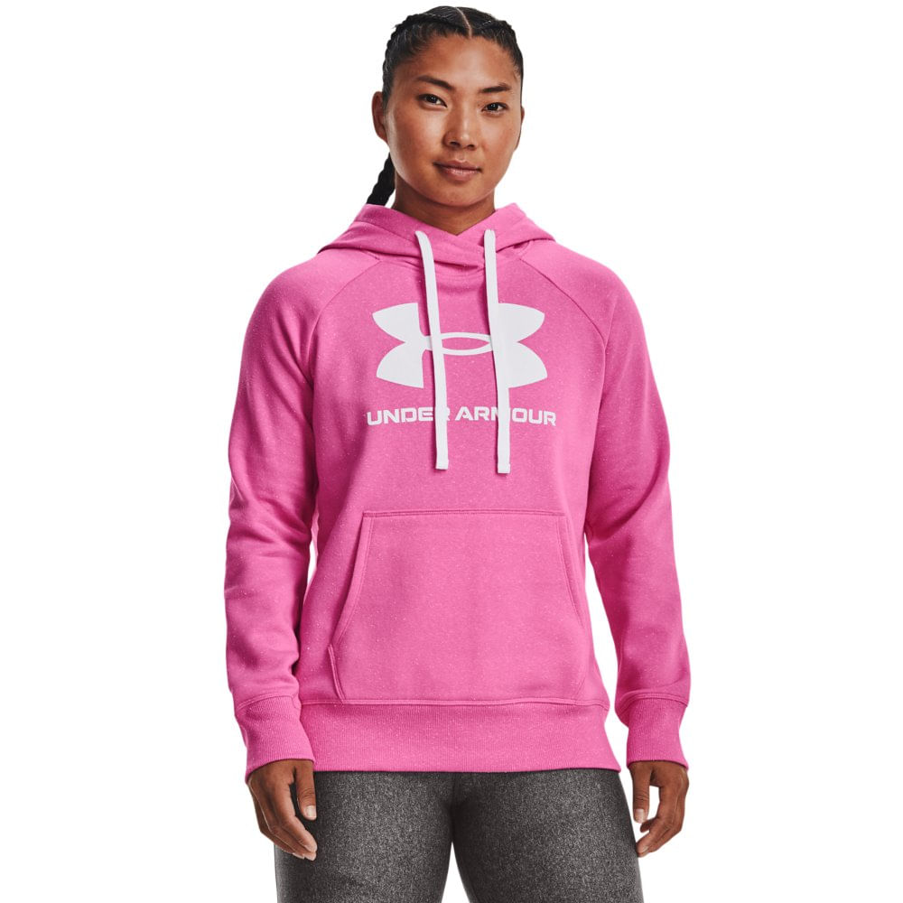 Moletom de Treino Feminino Under Armour Rival Fleece Logo Hoodie