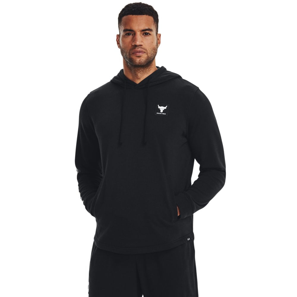 Moletom de Treino Masculino Under Armour Project Rock Terry Hoodie