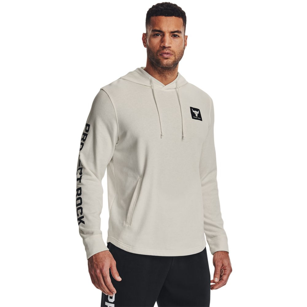 Moletom de Treino Masculino Under Armour Project Rock Terry Hoodie