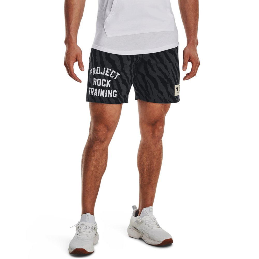 Bermuda de Treino Masculina Under Armour Project Rock Rival Printed