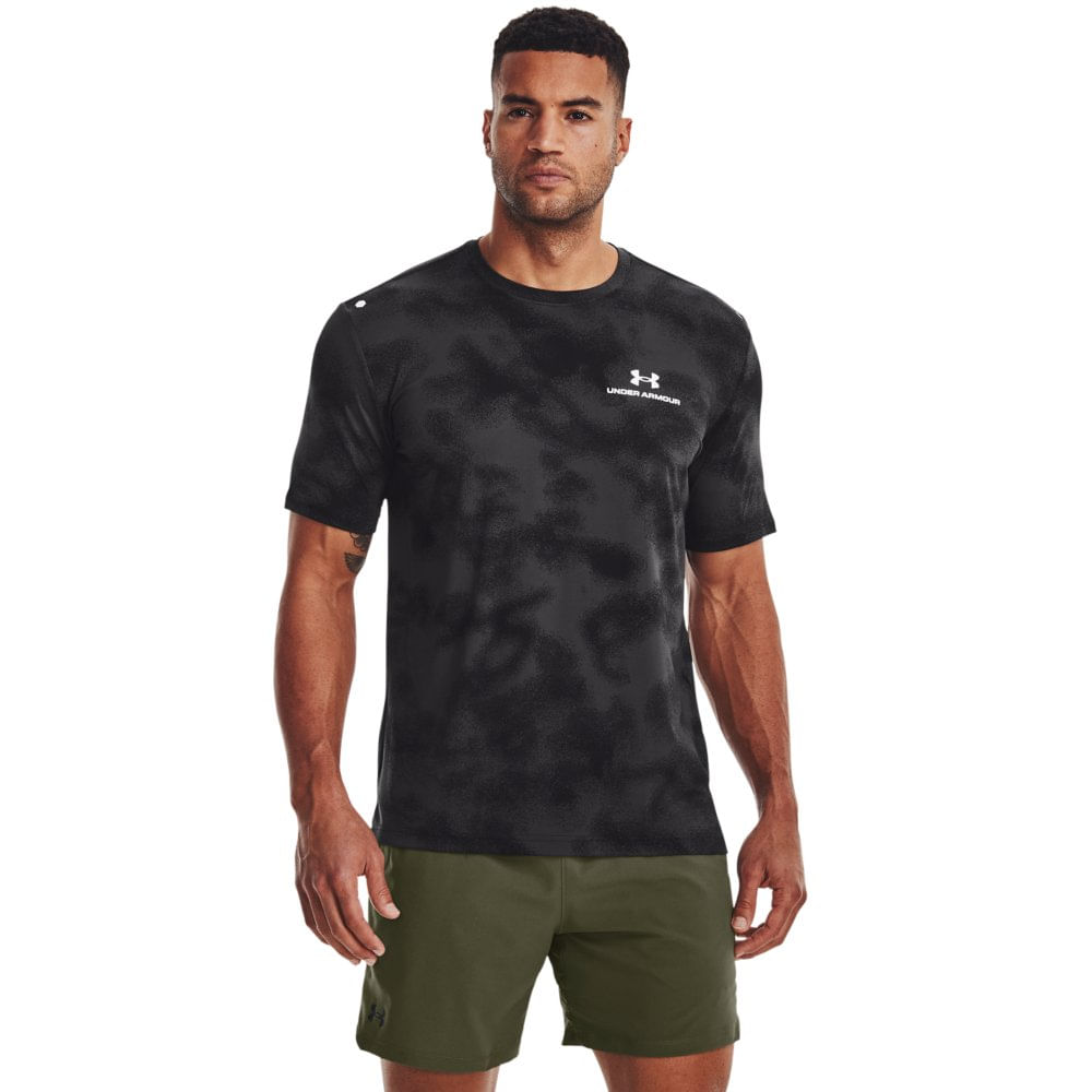 Camiseta de Treino Masculina Under Armour RUSH Energy Print