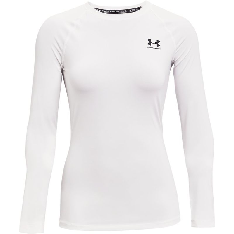 Camiseta de Compressão Feminina Under Armour HeatGear LS Mock