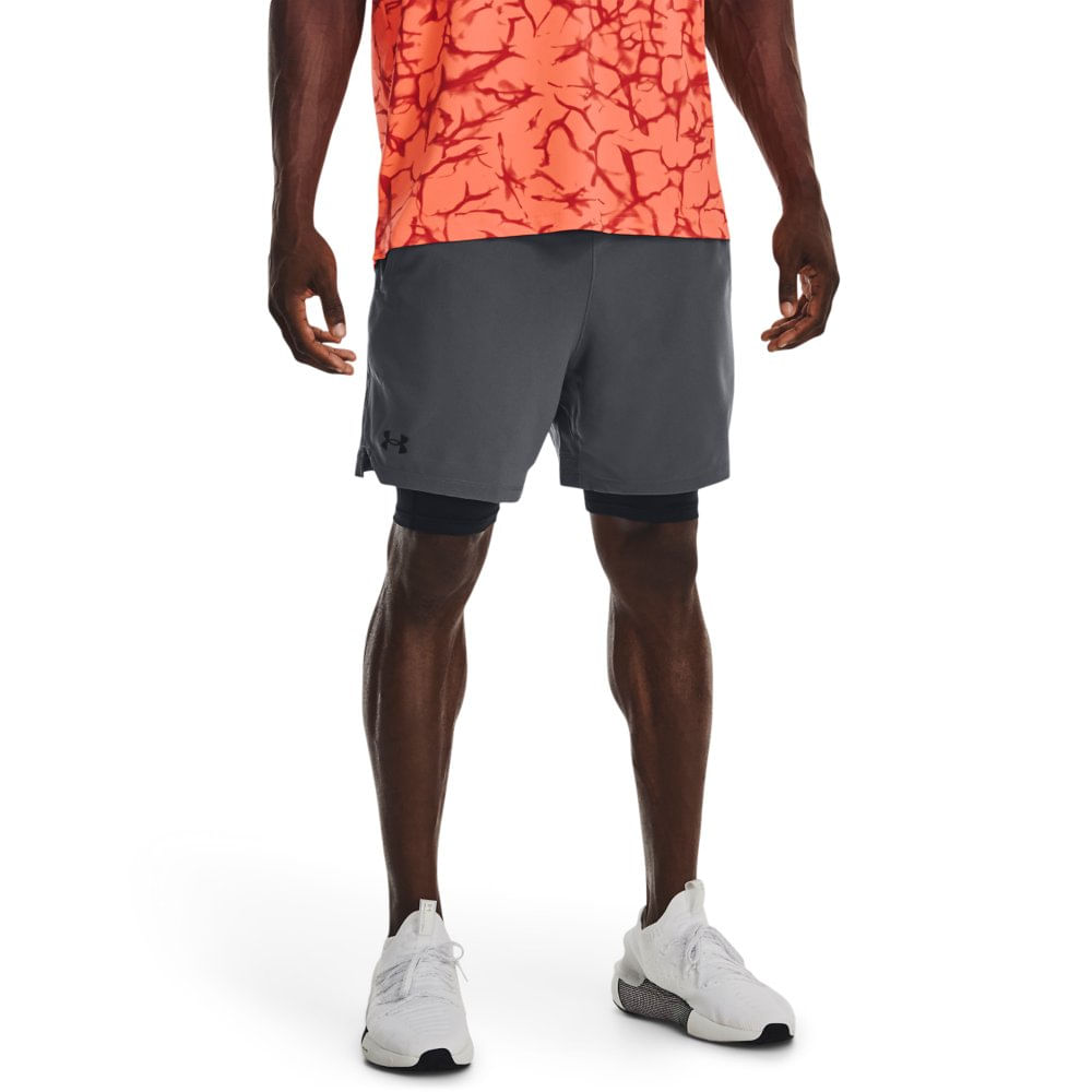 Shorts de Treino Masculino Under Armour Woven 2 em 1