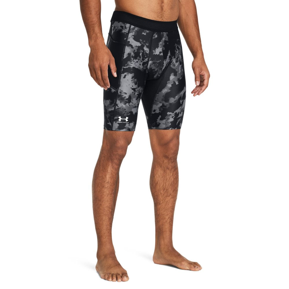 Shorts de Compressão Masculina Under Armour HeatGear Iso-Chill Printed