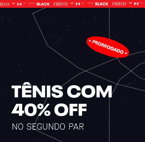 Tênis com 40% off